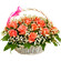 букет розовых роз с гипсофилой. Шанхай