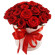 красные розы в шляпной коробке. Шанхай