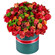 композиция из роз и хризантем в шляпной коробке. Шанхай
